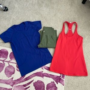bundle of three lululemon